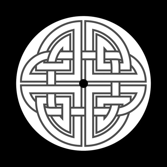 Celtic Knot 2 of 5 Turntable Wax Vinyl Record Labels