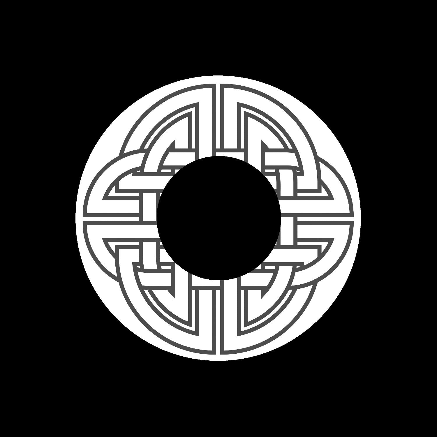 Celtic Knot 2 of 5 Turntable Wax Jukebox Vinyl Record Labels