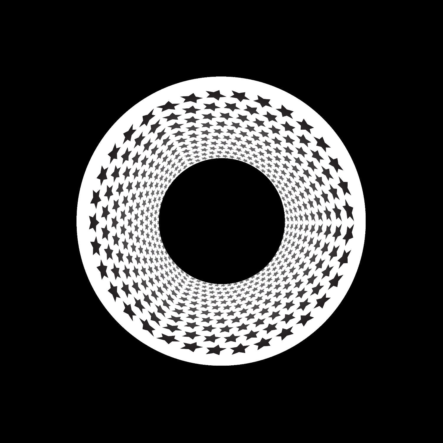 Star Tunnel Optical Self-Adhesive Jukebox Record Labels