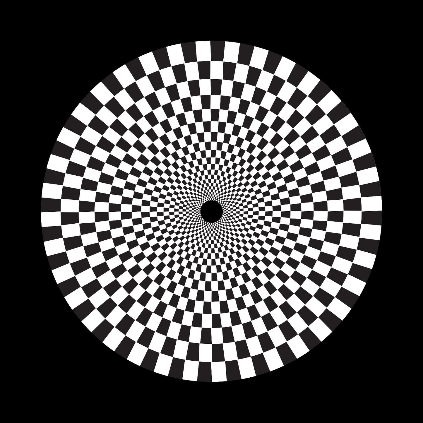 60s Checker Tunnel Vortex 12" Record Labels centerlabels_uk