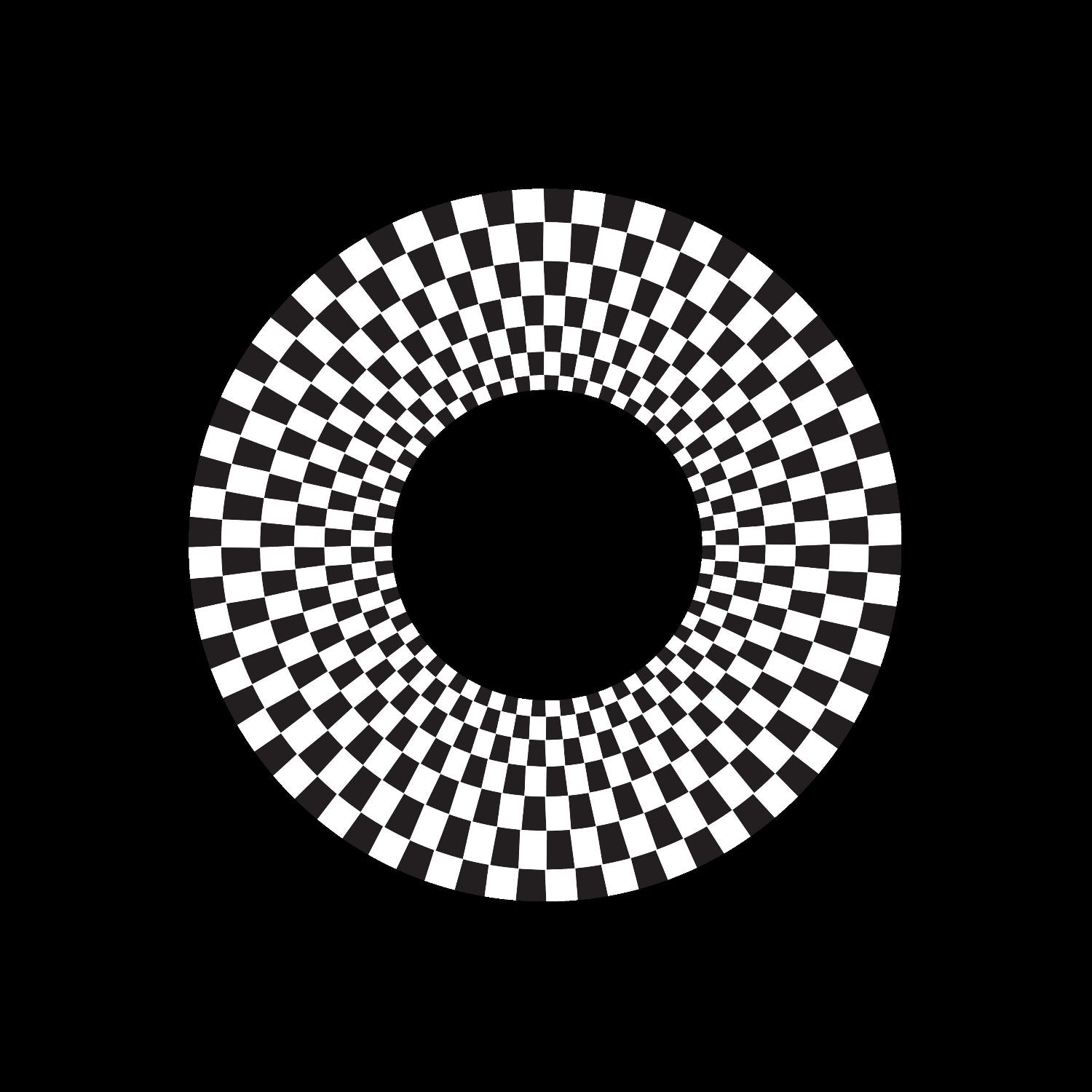 60s Checker Tunnel Vortex Jukebox Record Labels centerlabels_uk