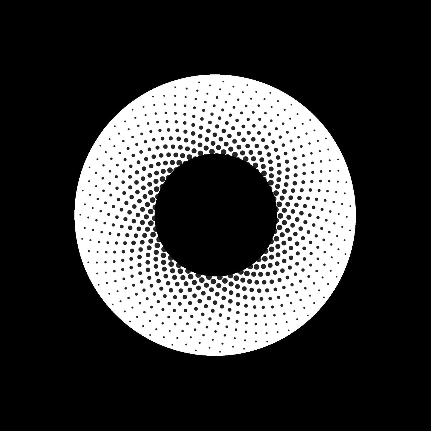 Dot Mandala Black Jukebox Record Self-Adhesive Paper Labels