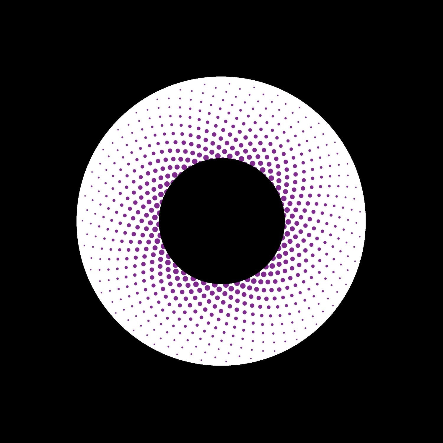 Dot Mandala Purple Jukebox Record Self-Adhesive Waterproof Record Middle Labels