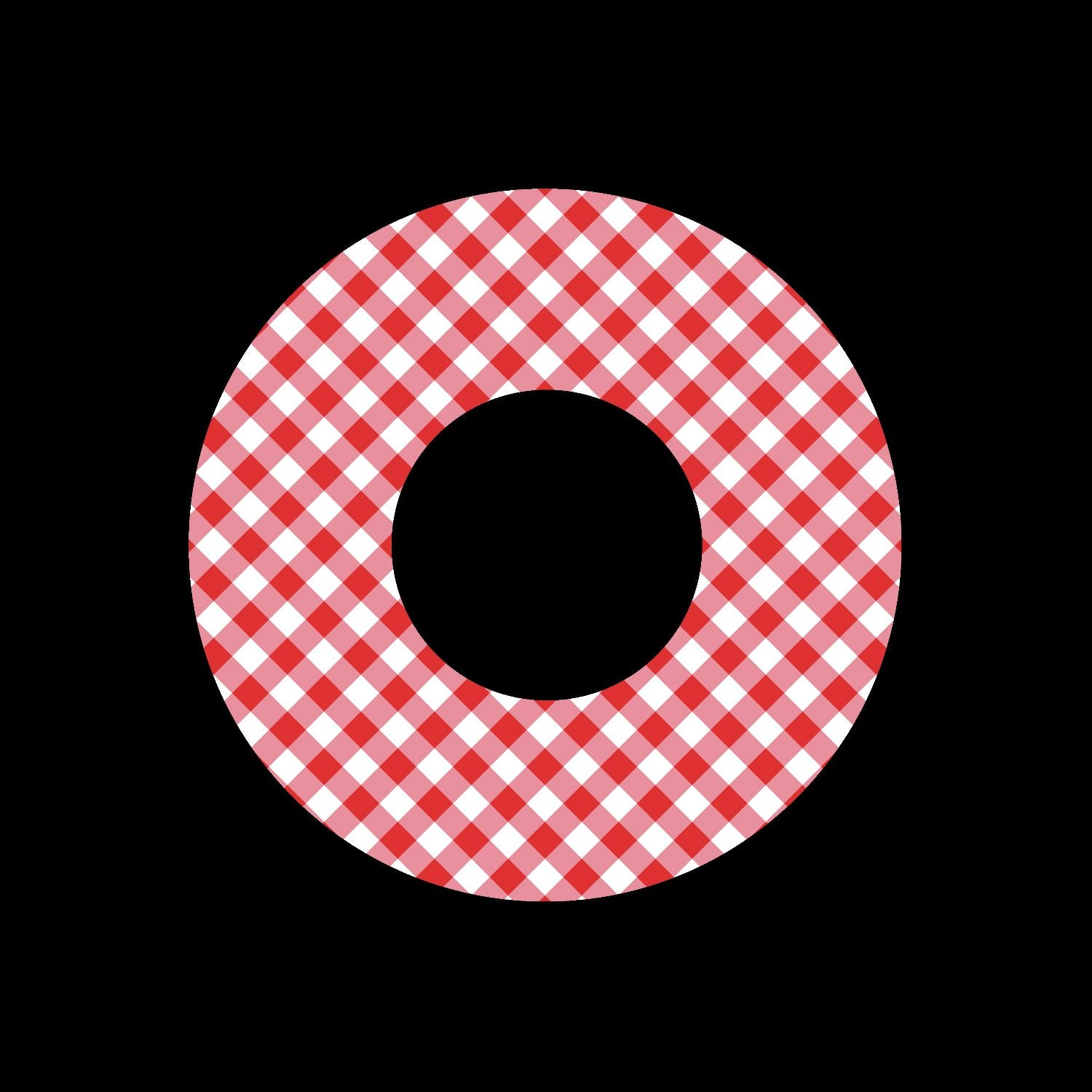 Gingham Checker Jukebox Record Centre Labels UK