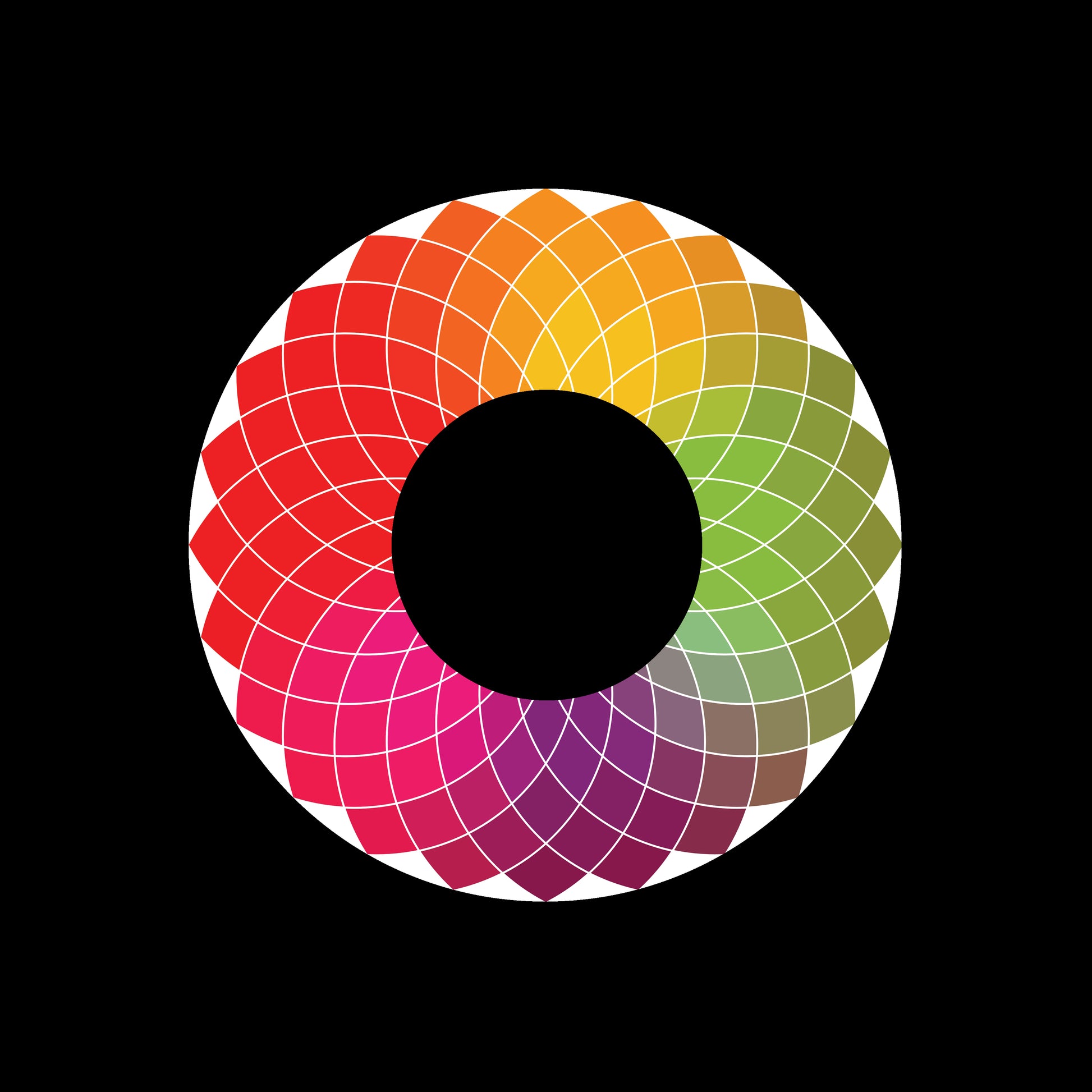 Colour Color Wheel Pattern DVS Jukebox Vinyl Record Centre Labels centerlabels_uk