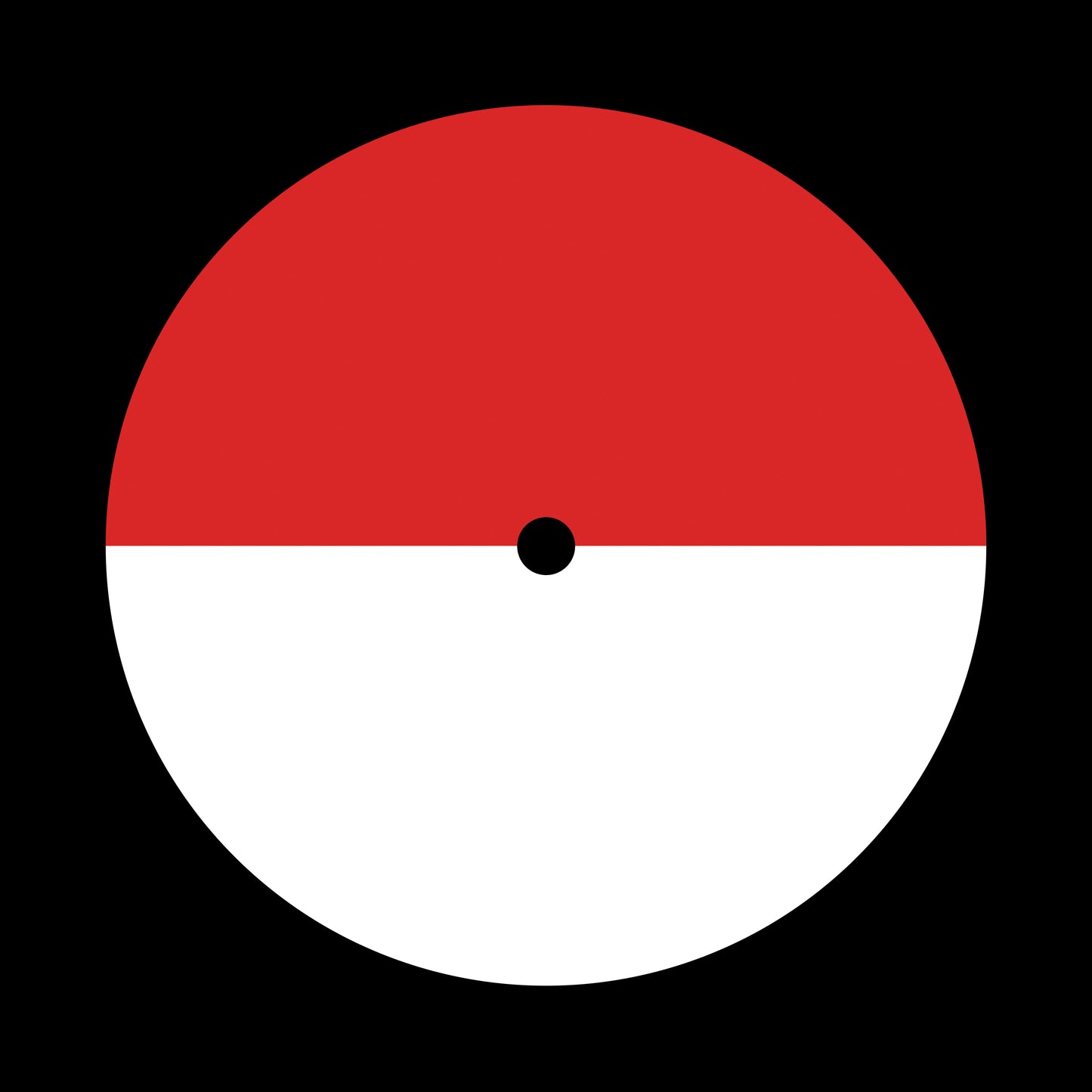 Flags of the World - Monaco Monacan 7", 10", 12"/LP Vinyl Record Centre Labels (Pair)