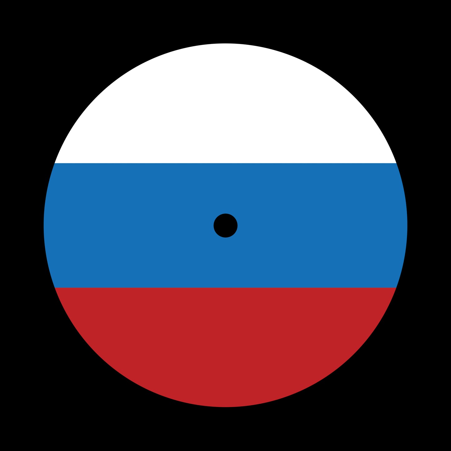 Flags of the World - Russia Russian 7", 10", 12"/LP Vinyl Record Centre Labels (Pair)