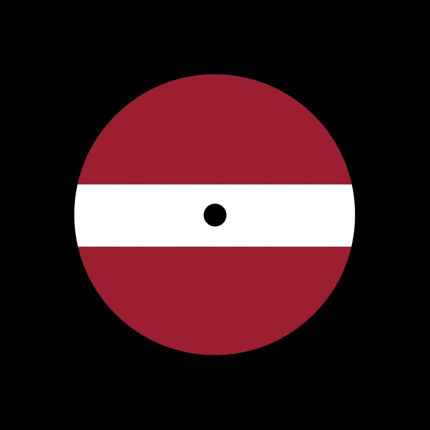 Flags of the World - Latvia Latvian 7", 10", 12"/LP Vinyl Record Centre Labels (Pair)