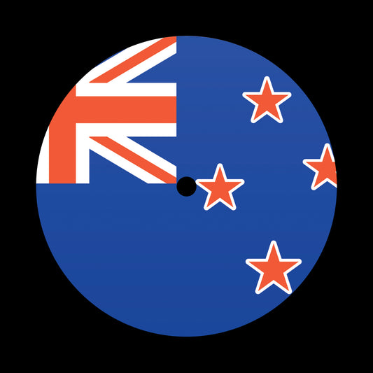 Flags of the World - New Zealand Kiwi Maori 7", 10", 12"/LP Vinyl Record Centre Labels (Pair)