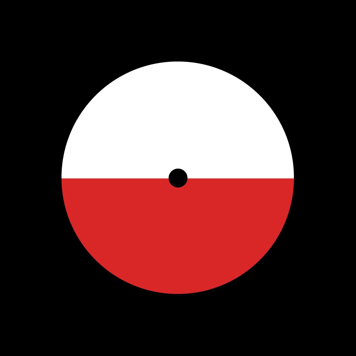 Flags of the World - Poland Polish 7", 10", 12"/LP Vinyl Record Centre Labels (Pair)