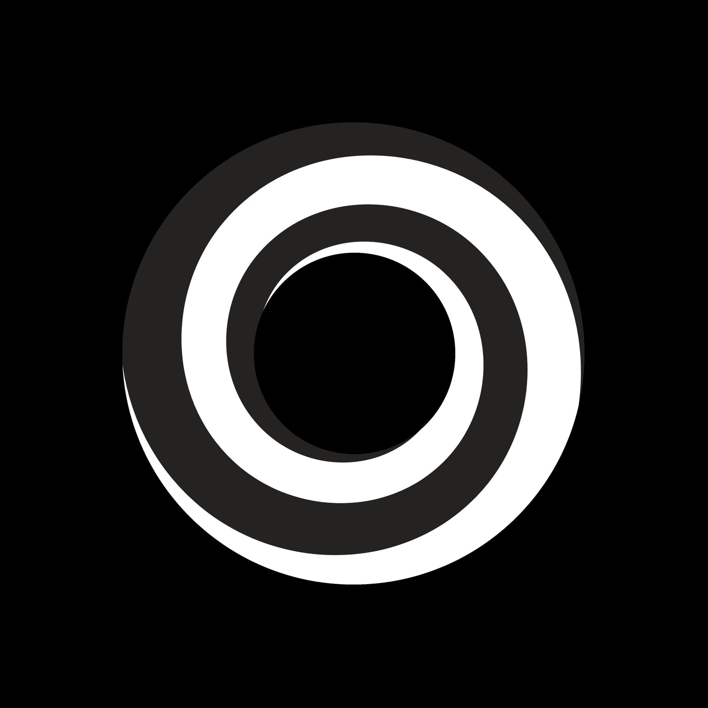 Psychedelic Spiral w/ Radial Ray Black 7" Jukebox, 7", 10", 12"/LP Vinyl Record Centre Labels (Pair)