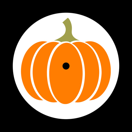Pumpkin Squash For Halloween & Thanksgiving 7", 10", 12"/LP Vinyl Record Centre Labels (Pair)
