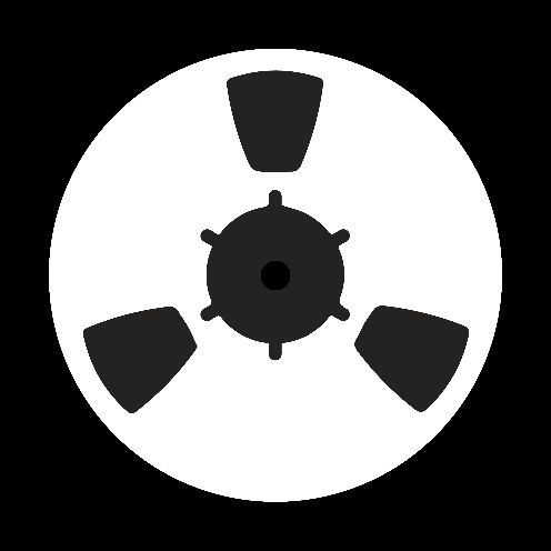 Reel To Reel Spool 7" Jukebox, 7", 10", 12"/LP Vinyl Record Centre Labels (Pair)