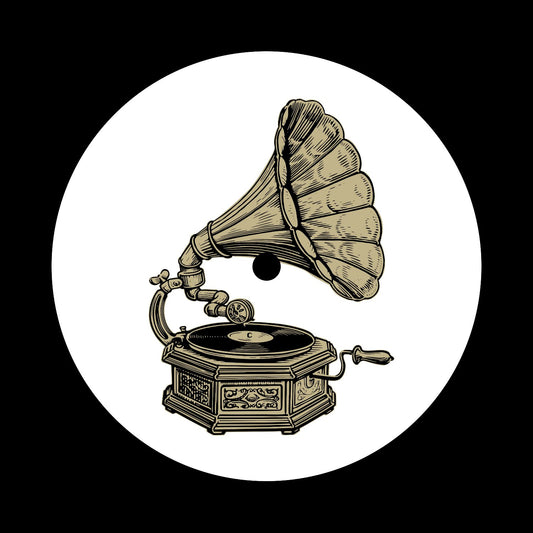 Retro Wooden Musical Gramaphone Custom Gloss UV Finish Centre Center Labels Vinyl Record Accessory - centerlabels_uk