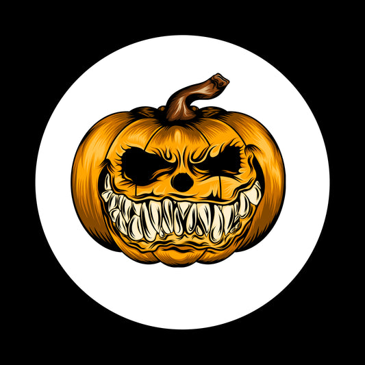 Scare Pumpkin For Halloween Season 7", 10", 12"/LP Vinyl Record Centre Labels (Pair)