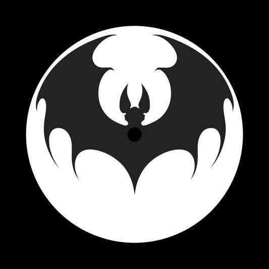 Scary Halloween Black Silhouette Isolated 7", 10", 12"/LP Vinyl Record Centre Labels (Pair)