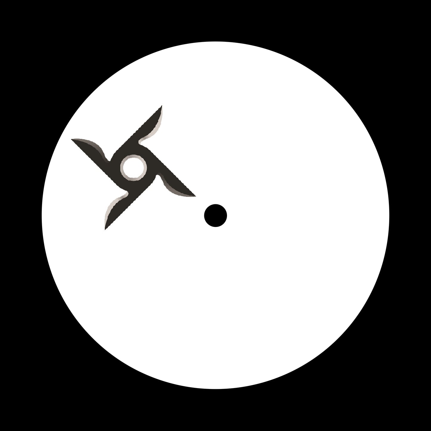 Shuriken [#16 of 16] 7", 10", 12"/LP Vinyl Record Centre Labels (Pair)