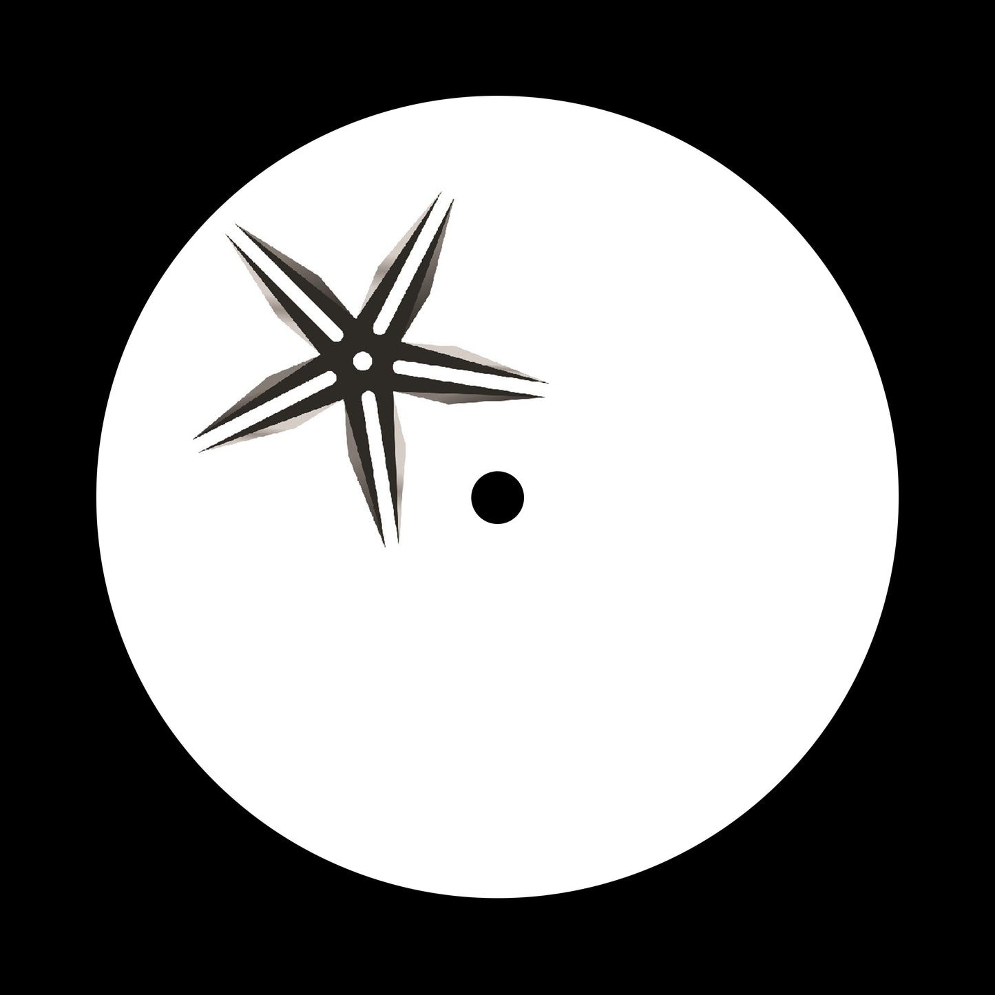 Shuriken [#04 of 16] 7", 10", 12"/LP Vinyl Record Centre Labels (Pair)