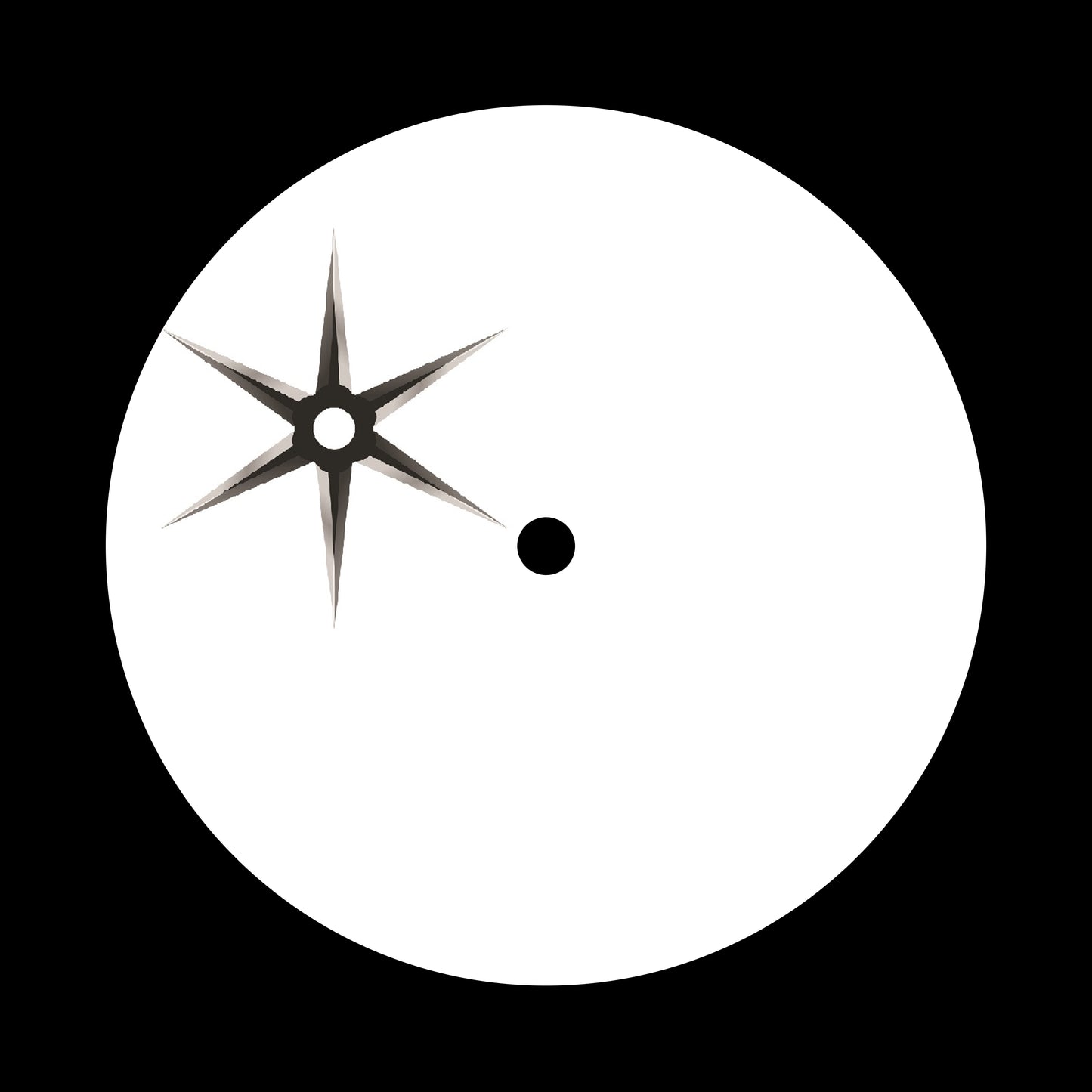 Shuriken [#07 of 16] 7", 10", 12"/LP Vinyl Record Centre Labels (Pair)