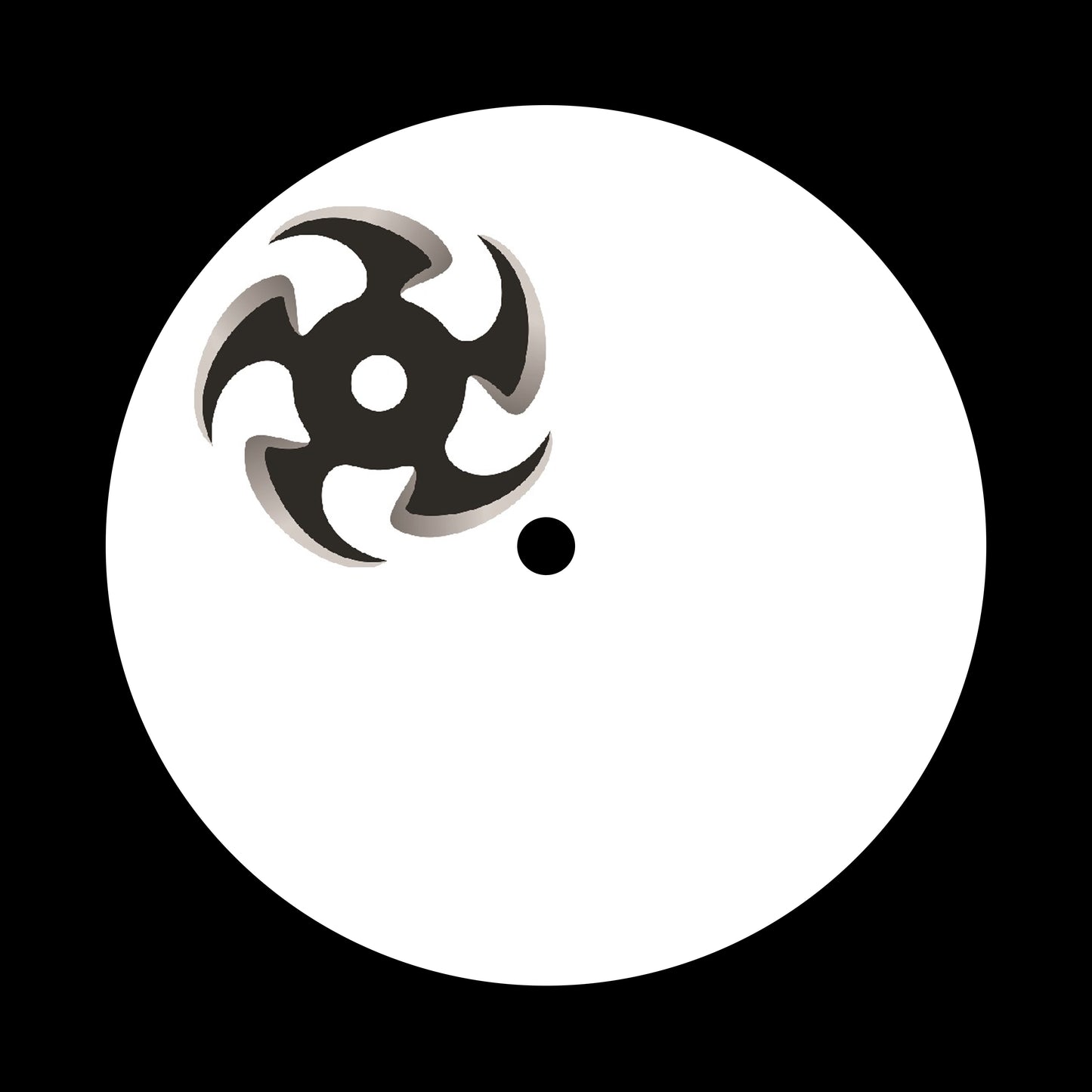 Shuriken [#08 of 16] 7", 10", 12"/LP Vinyl Record Centre Labels (Pair)