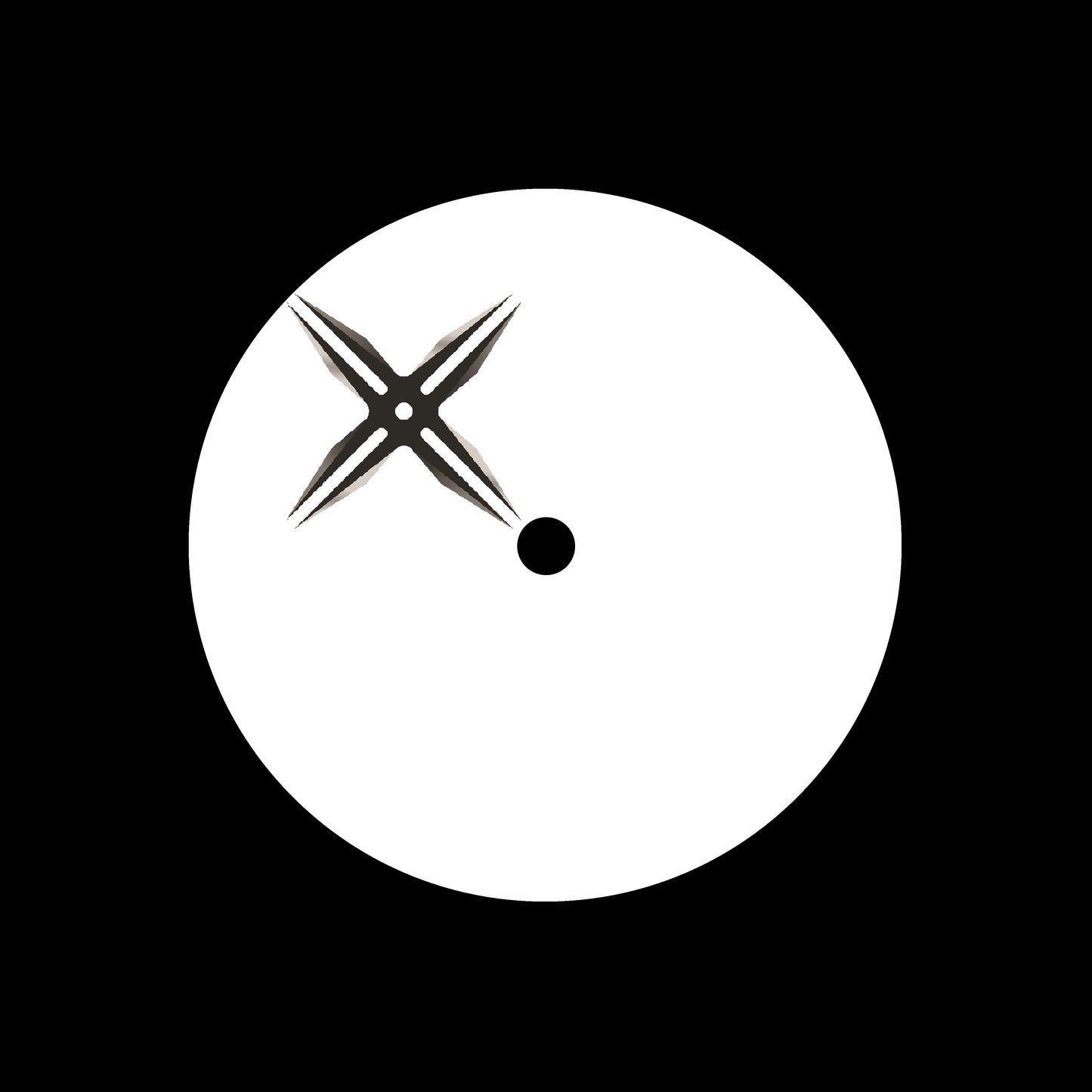 Shuriken [#10 of 16] 7", 10", 12"/LP Vinyl Record Centre Labels (Pair)
