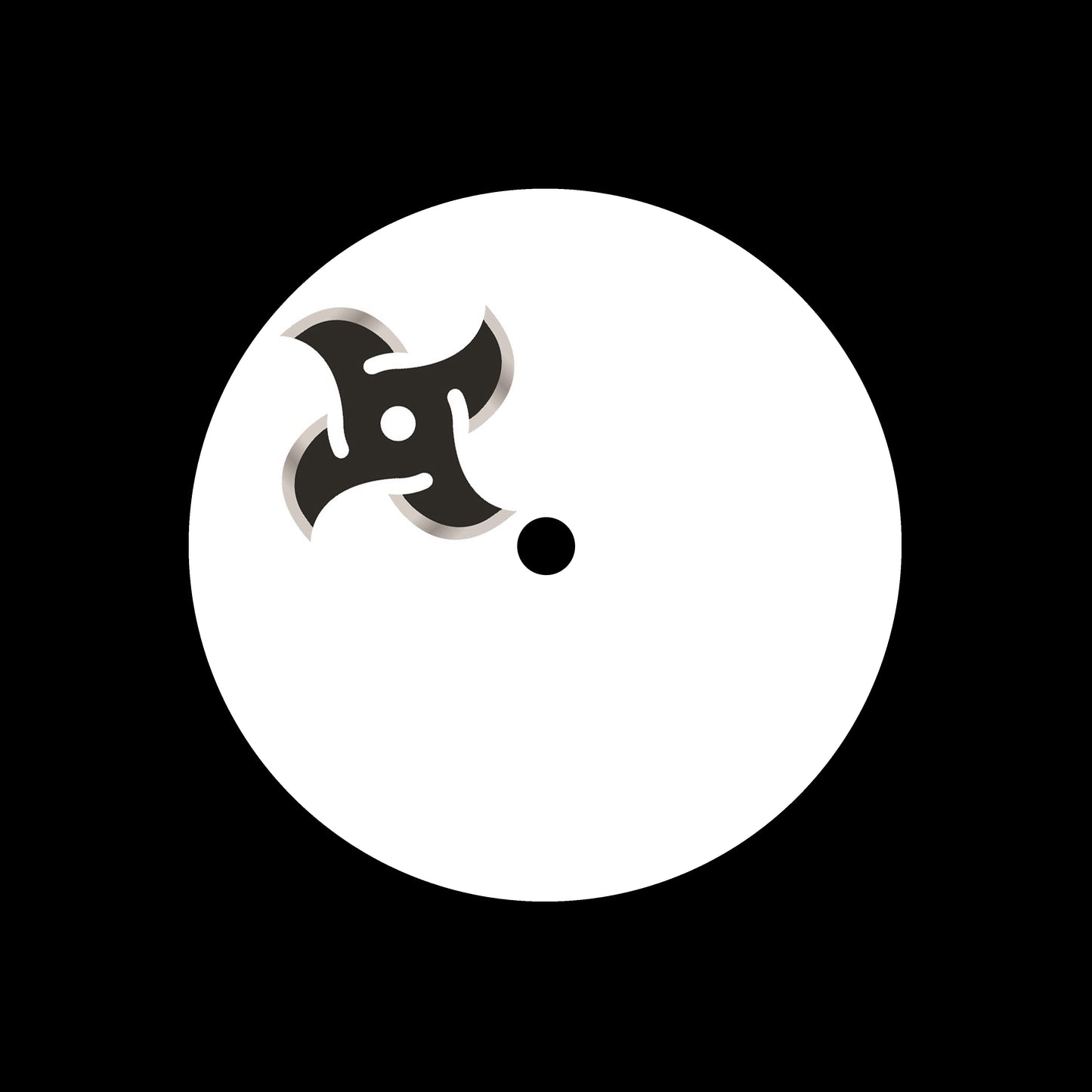 Shuriken [#12 of 16] 7", 10", 12"/LP Vinyl Record Centre Labels (Pair)