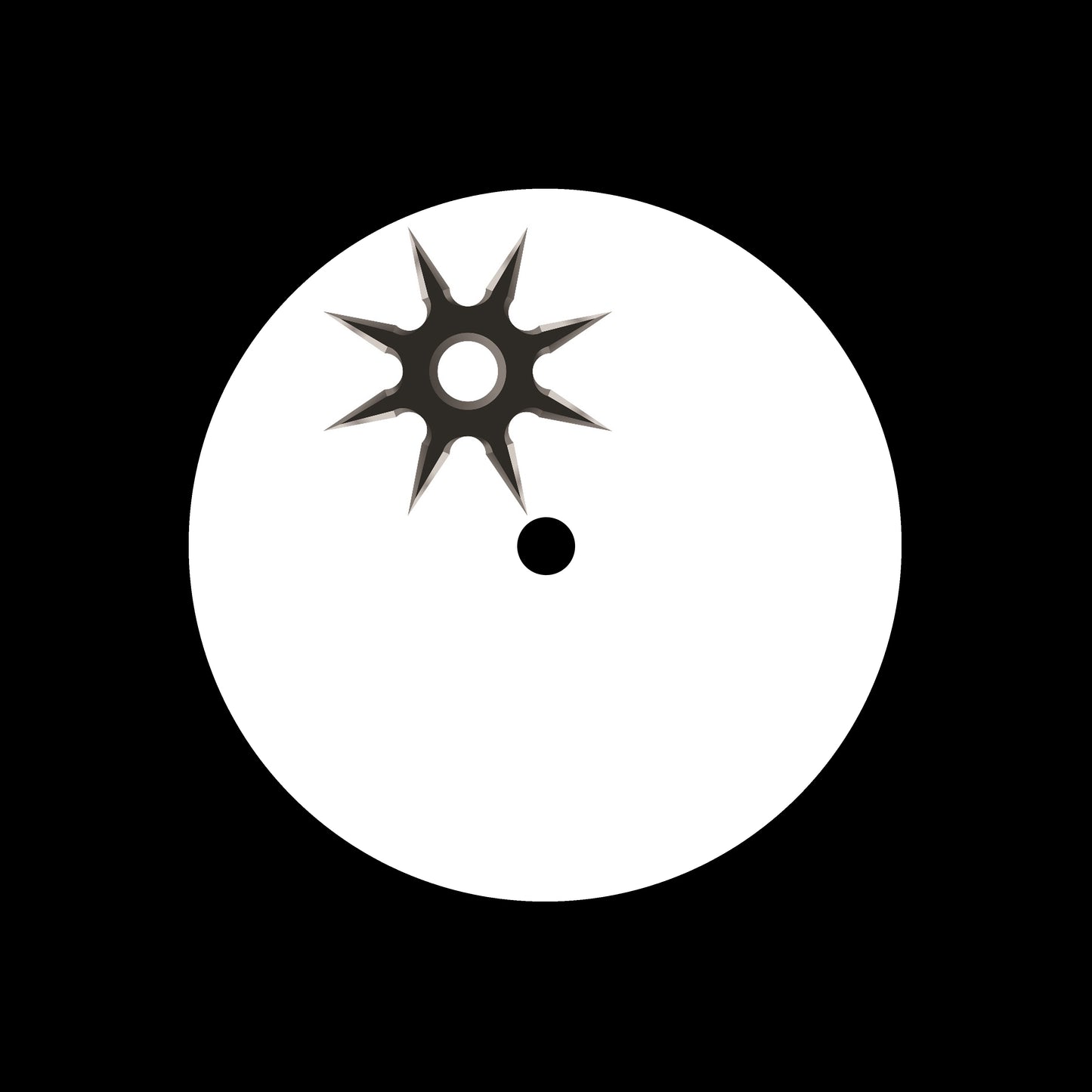 Shuriken [#02 of 16] 7", 10", 12"/LP Vinyl Record Centre Labels (Pair)