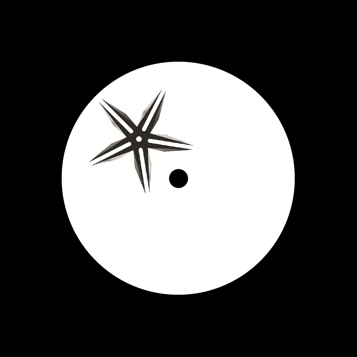 Shuriken [#04 of 16] 7", 10", 12"/LP Vinyl Record Centre Labels (Pair)