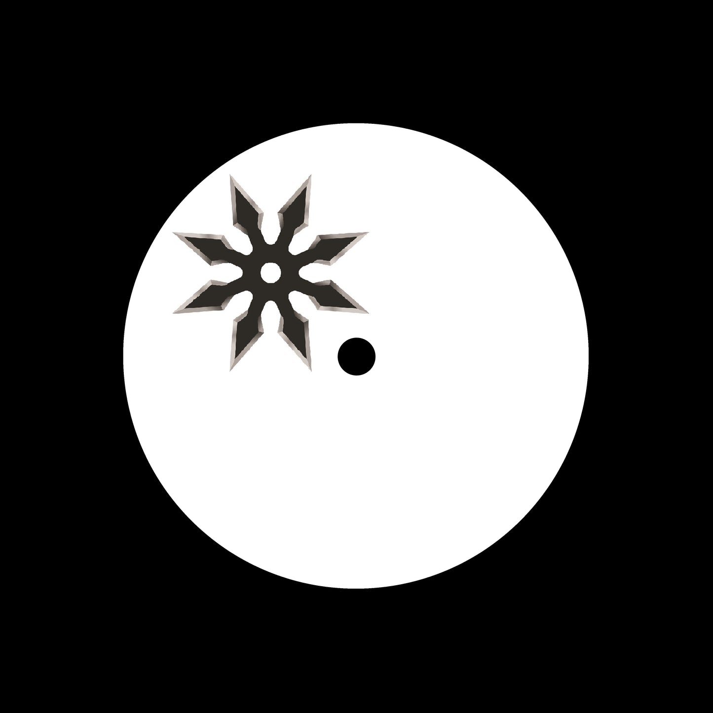 Shuriken [#05 of 16] 7", 10", 12"/LP Vinyl Record Centre Labels (Pair)
