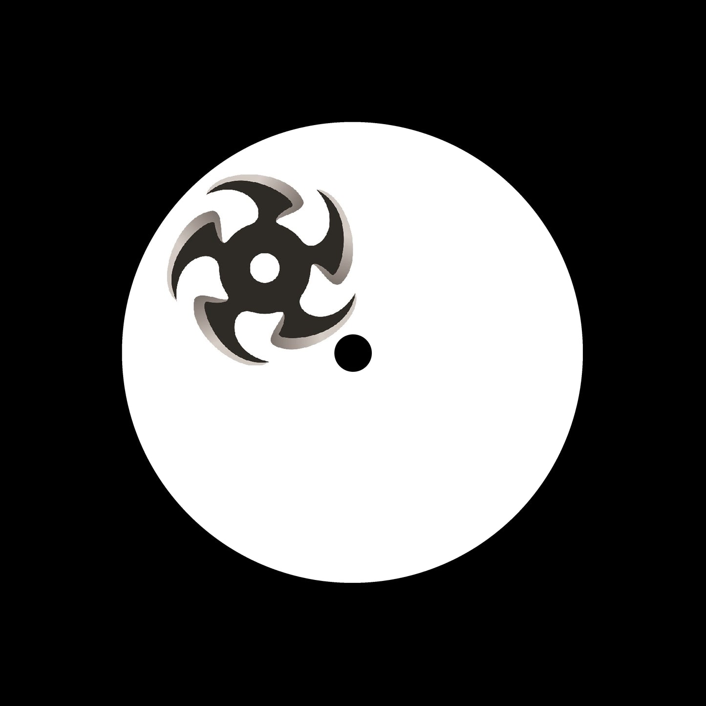 Shuriken [#08 of 16] 7", 10", 12"/LP Vinyl Record Centre Labels (Pair)