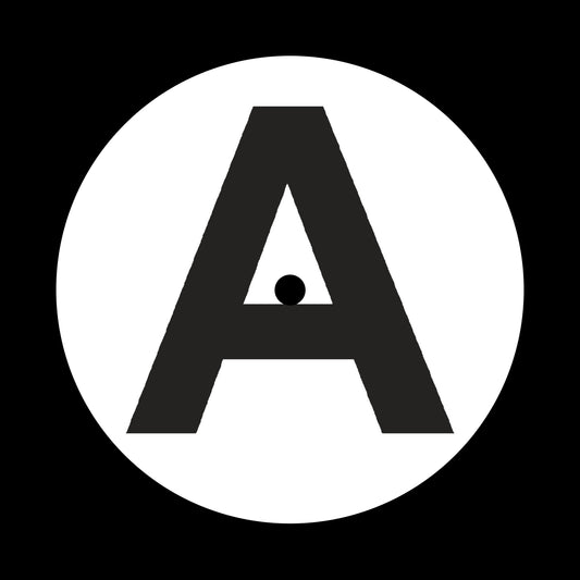 Side A + B Alphabetical 7", 10", 12"/LP Vinyl Record Centre Labels (1 of each = Pair)