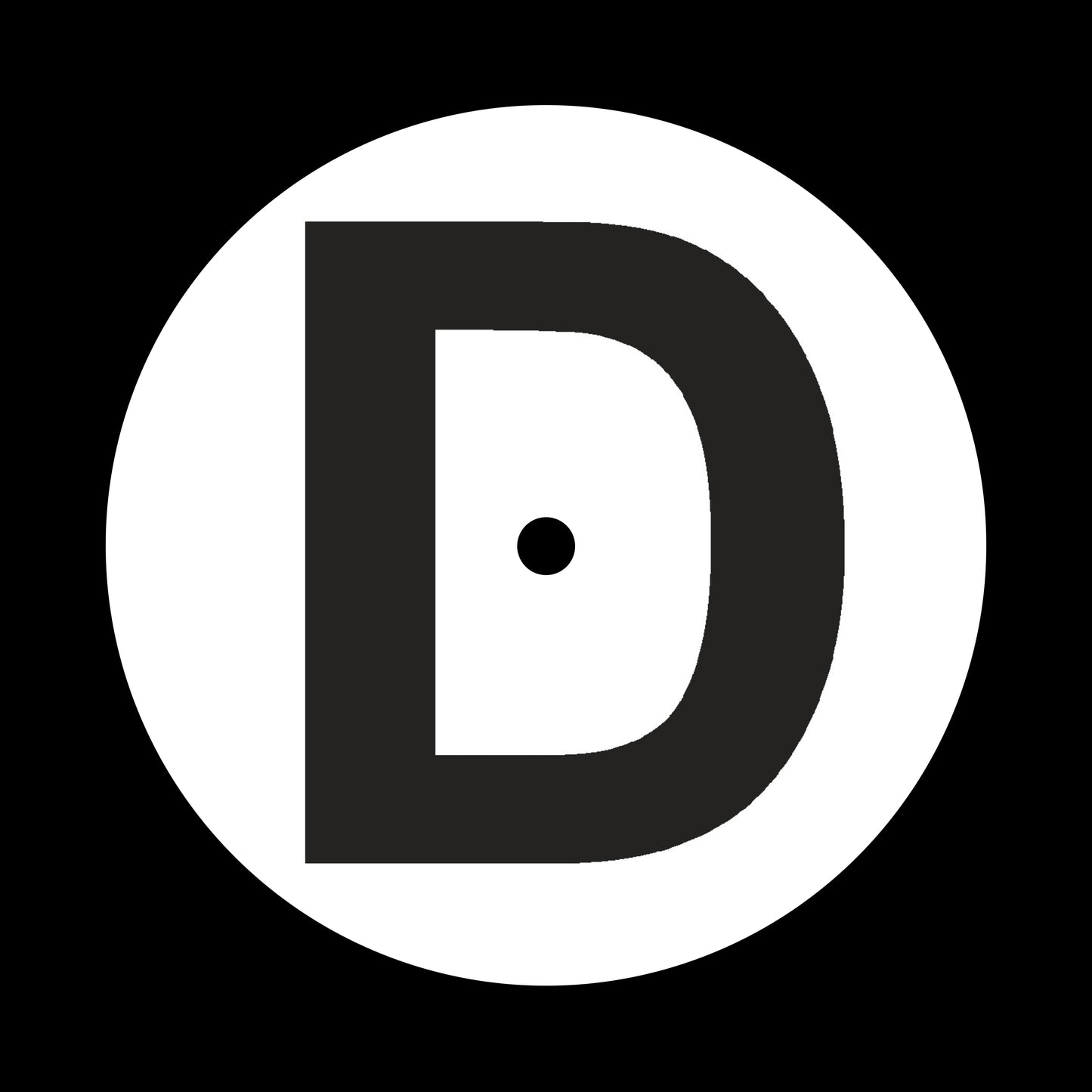 Side A, B, C + D Alphabetical 7", 10", 12"/LP Vinyl Record Centre Labels (1 of each = 4 labels per pack)