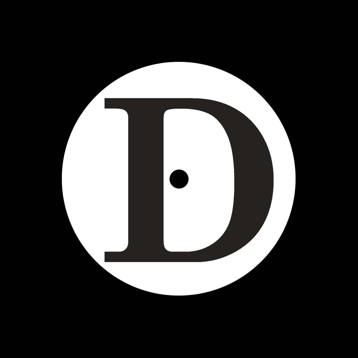 Side A, B, C + D Serif Alphabetical 7", 10", 12"/LP Vinyl Record Centre Labels (1 of each = 4 labels per pack)