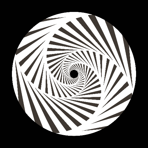 Spiral Spin Swirl [#14 of 20] 7" Jukebox, 7", 10", 12"/LP Vinyl Record Centre Labels (Pair)