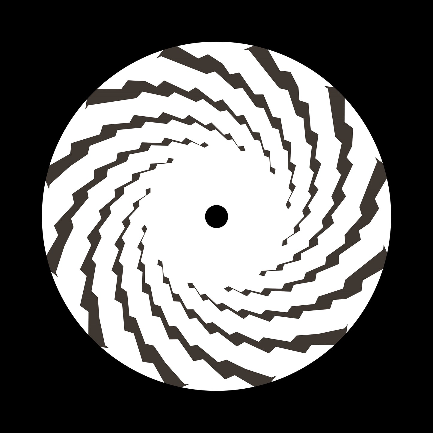 Spiral Spin Swirl [#06 of 20] 7" Jukebox, 7", 10", 12"/LP Vinyl Record Centre Labels (Pair)