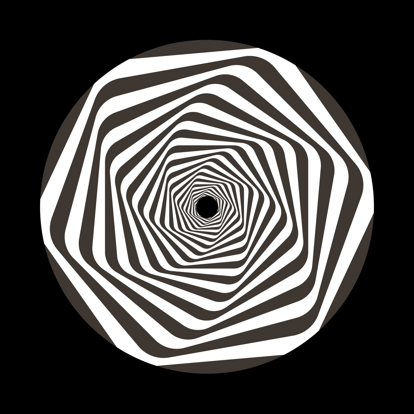 Spiral Spin Swirl [#11 of 20] 7" Jukebox, 7", 10", 12"/LP Vinyl Record Centre Labels (Pair)