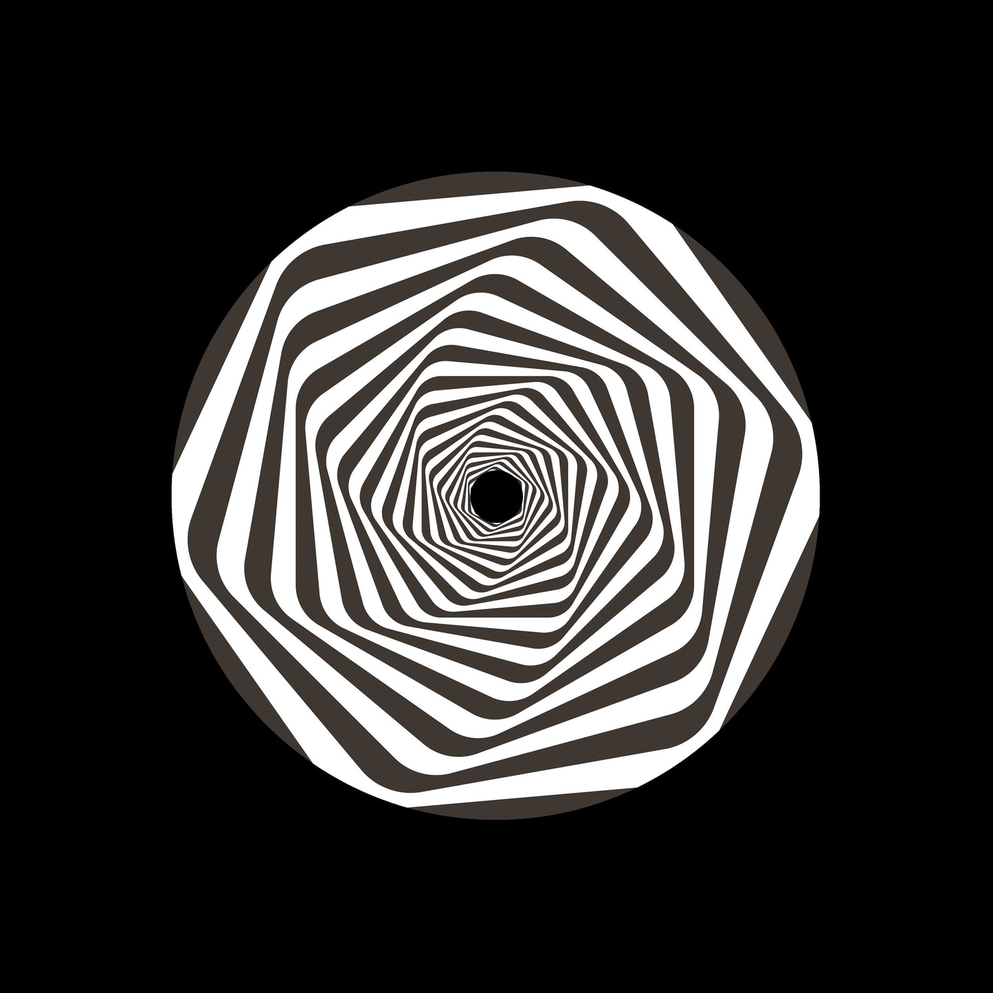 Spiral Spin Swirl [#11 of 20] 7" Jukebox, 7", 10", 12"/LP Vinyl Record Centre Labels (Pair)