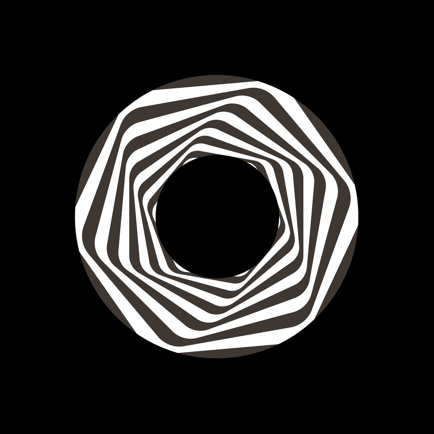 Spiral Spin Swirl [#11 of 20] 7" Jukebox, 7", 10", 12"/LP Vinyl Record Centre Labels (Pair)