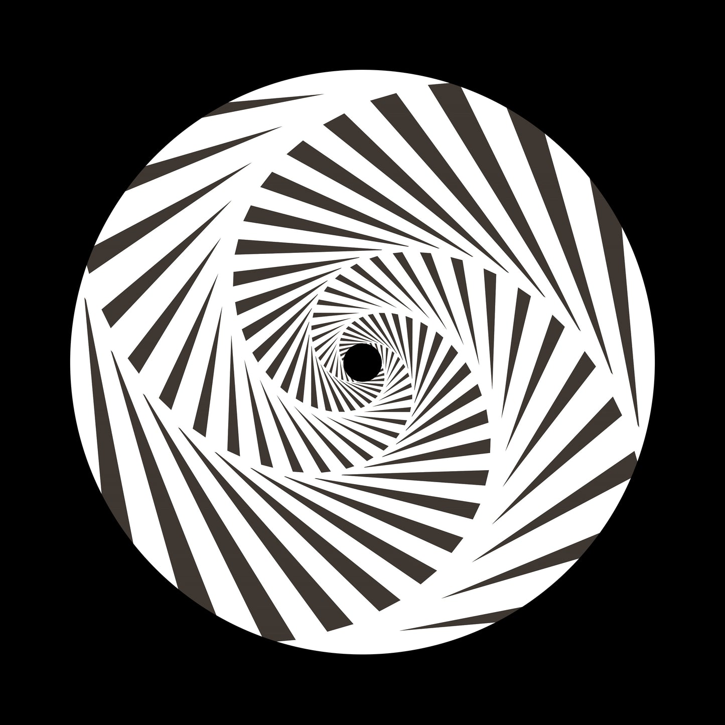 Spiral Spin Swirl [#14 of 20] 7" Jukebox, 7", 10", 12"/LP Vinyl Record Centre Labels (Pair)