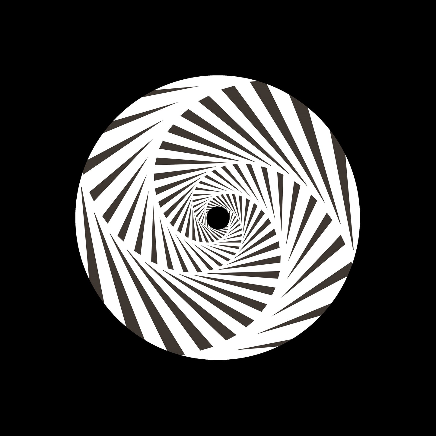 Spiral Spin Swirl [#14 of 20] 7" Jukebox, 7", 10", 12"/LP Vinyl Record Centre Labels (Pair)
