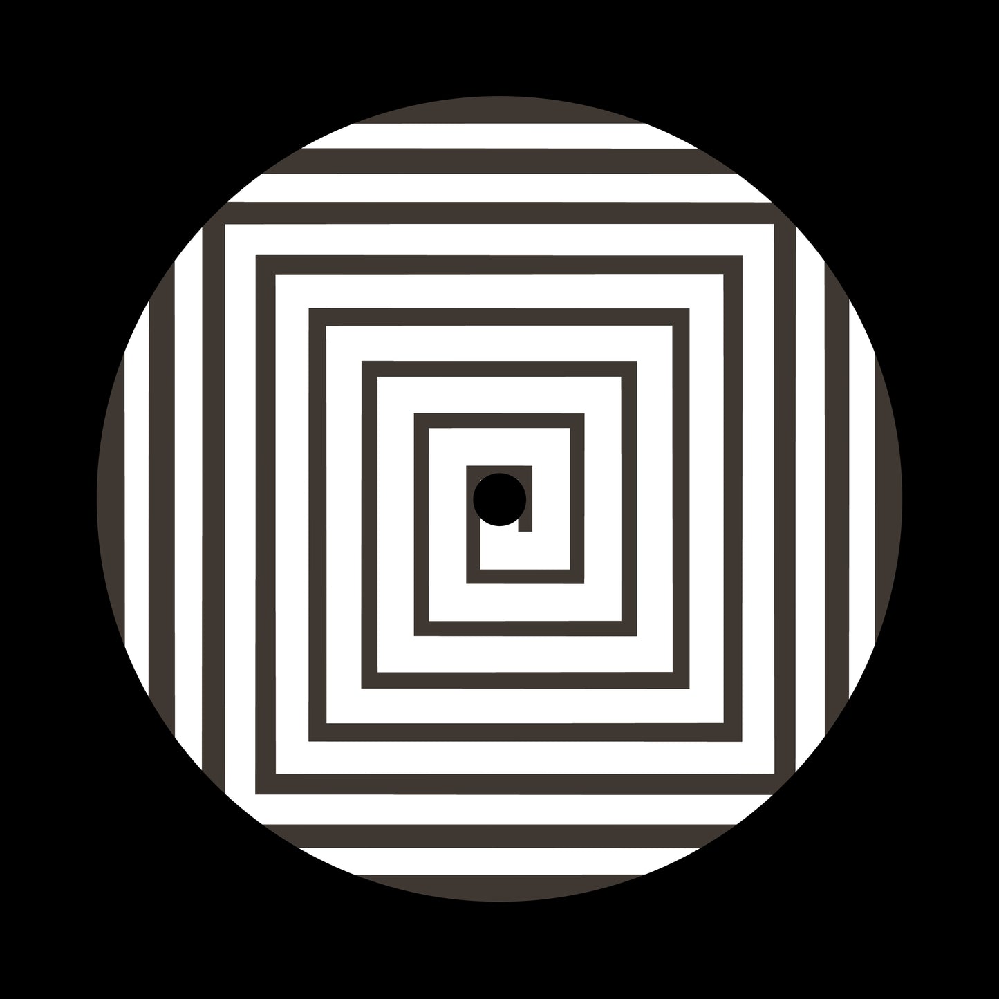 Spiral Spin Swirl [#15 of 20] 7" Jukebox, 7", 10", 12"/LP Vinyl Record Centre Labels (Pair)