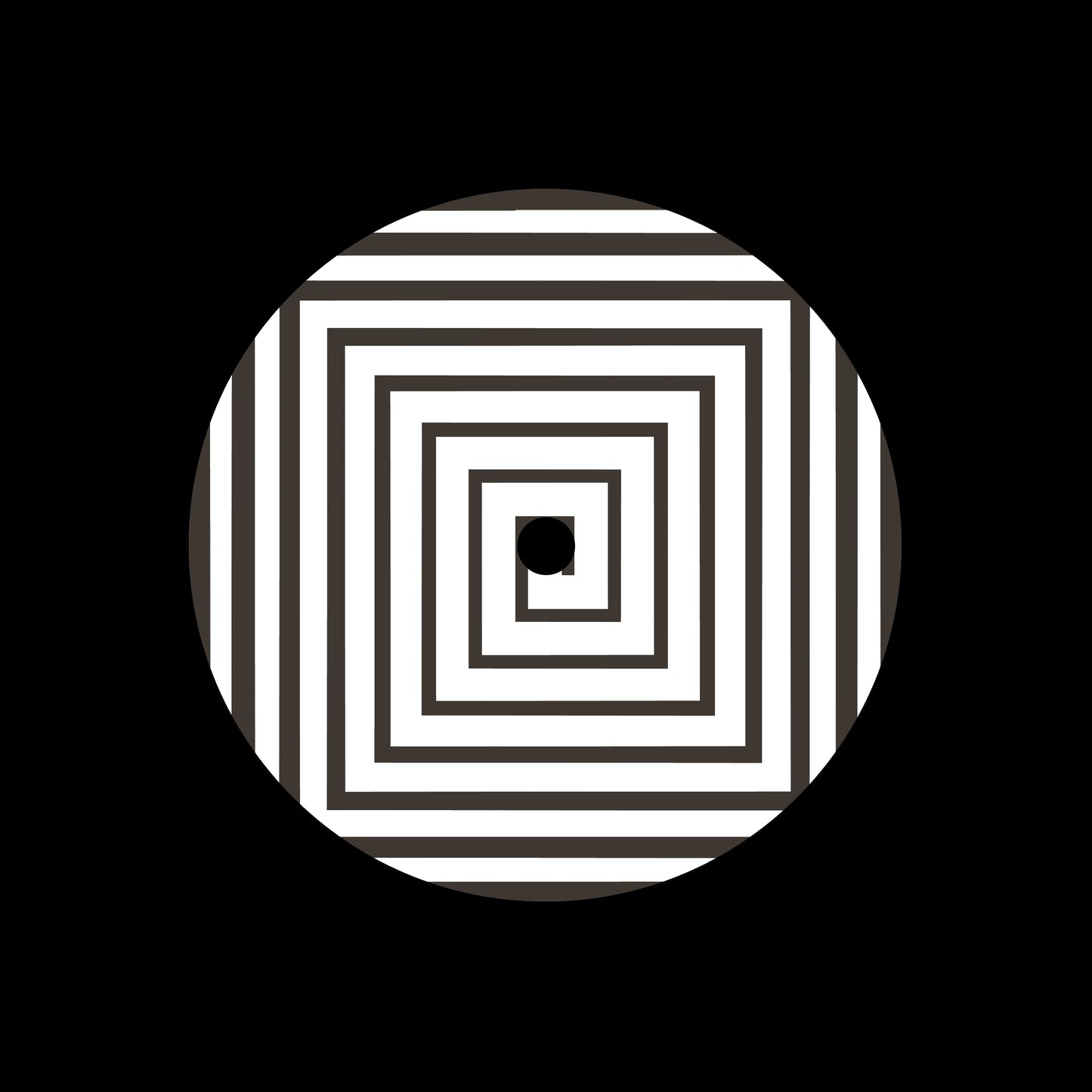 Spiral Spin Swirl [#15 of 20] 7" Jukebox, 7", 10", 12"/LP Vinyl Record Centre Labels (Pair)