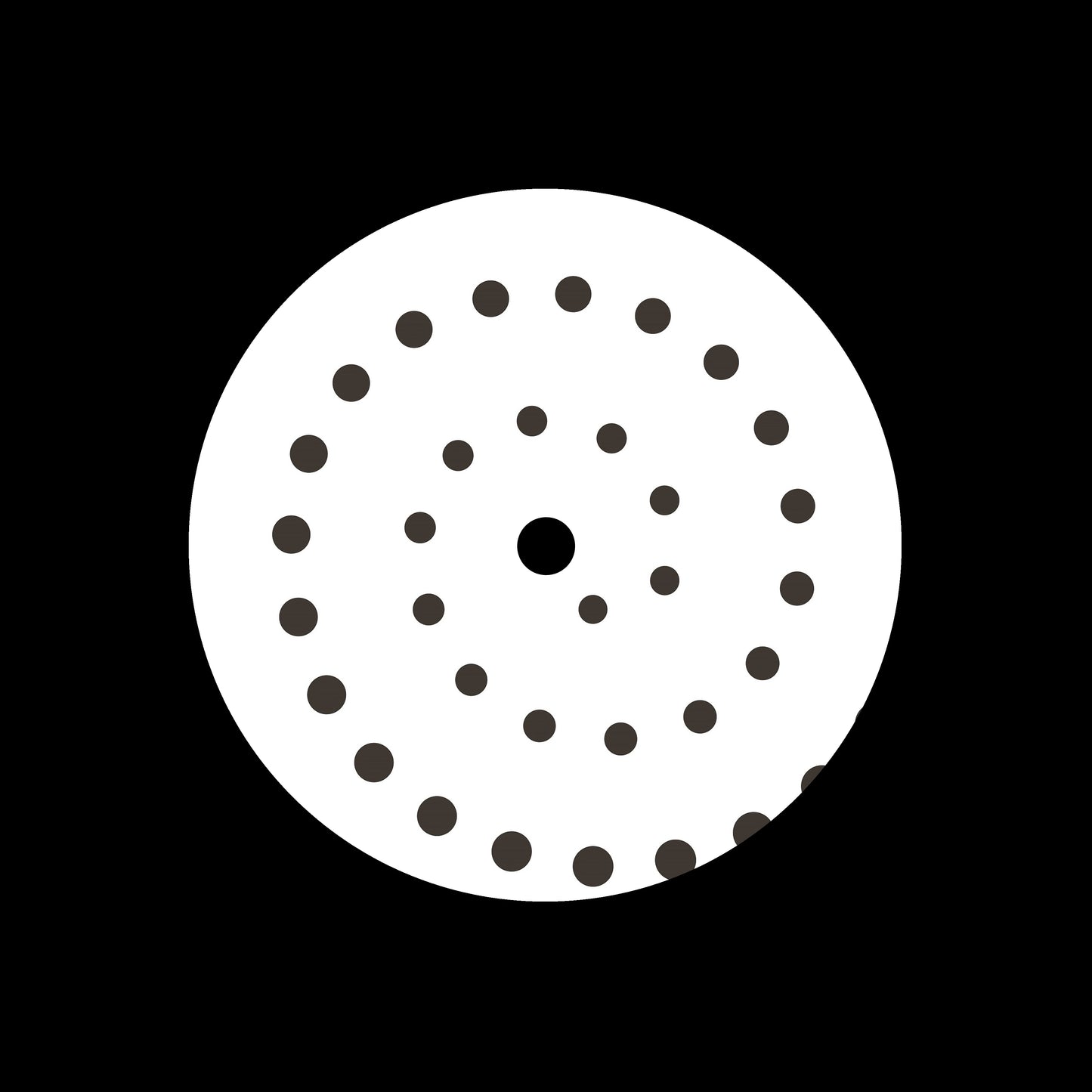 Spiral Spin Swirl [#18 of 20] 7" Jukebox, 7", 10", 12"/LP Vinyl Record Centre Labels (Pair)