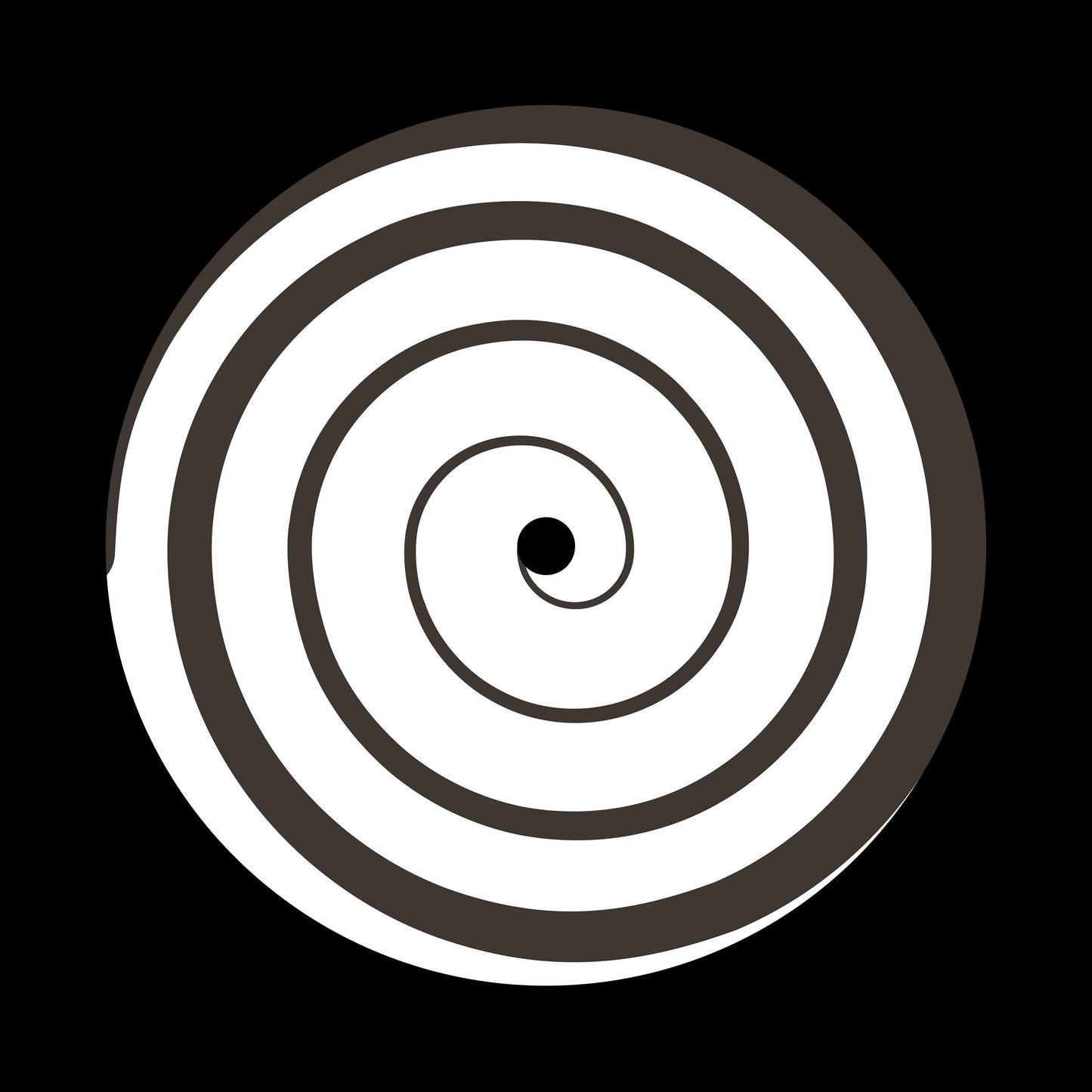 Spiral Spin Swirl [#19 of 20] 7" Jukebox, 7", 10", 12"/LP Vinyl Record Centre Labels (Pair)