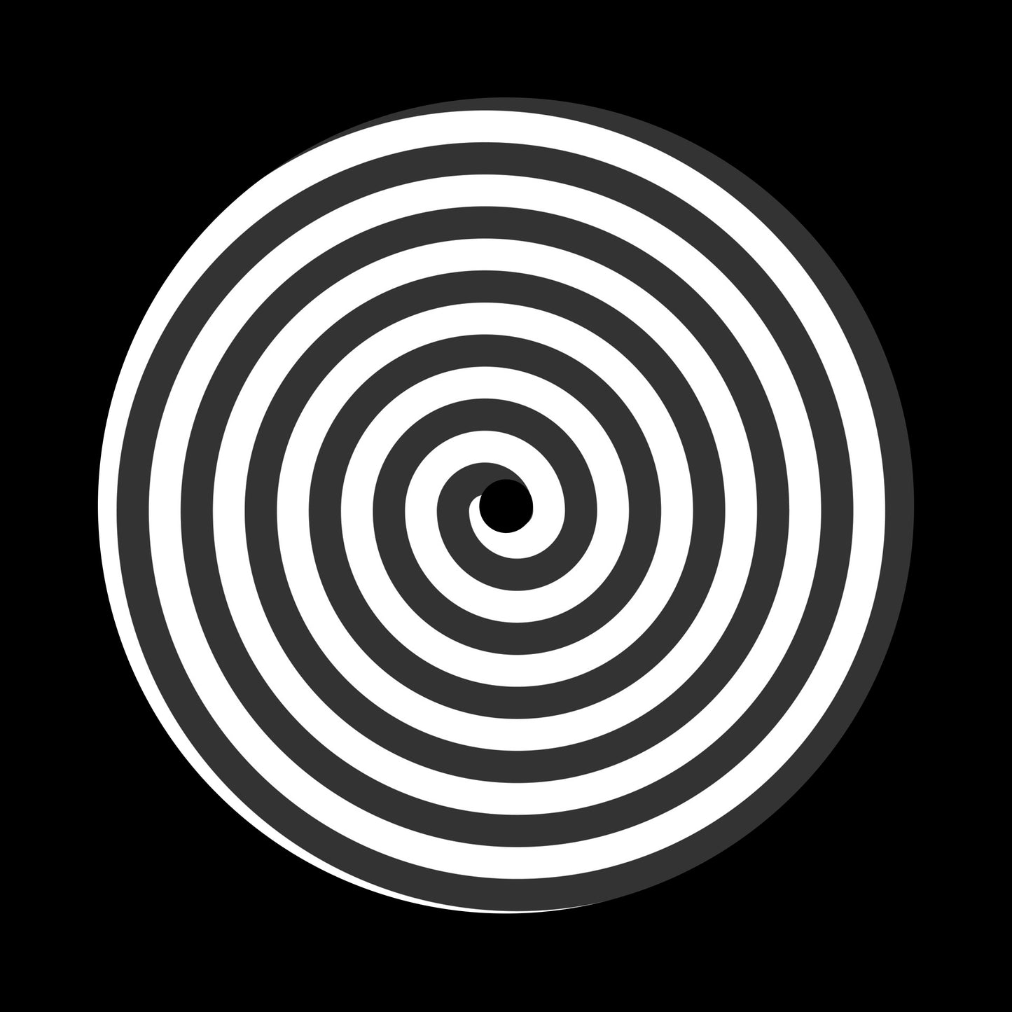Spiral Spin Swirl [#20 of 20] 7" Jukebox, 7", 10", 12"/LP Vinyl Record Centre Labels (Pair)