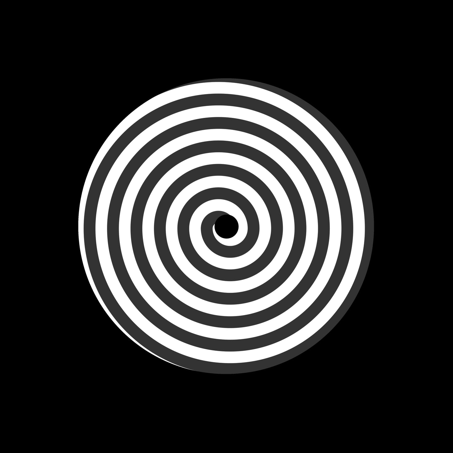 Spiral Spin Swirl [#20 of 20] 7" Jukebox, 7", 10", 12"/LP Vinyl Record Centre Labels (Pair)
