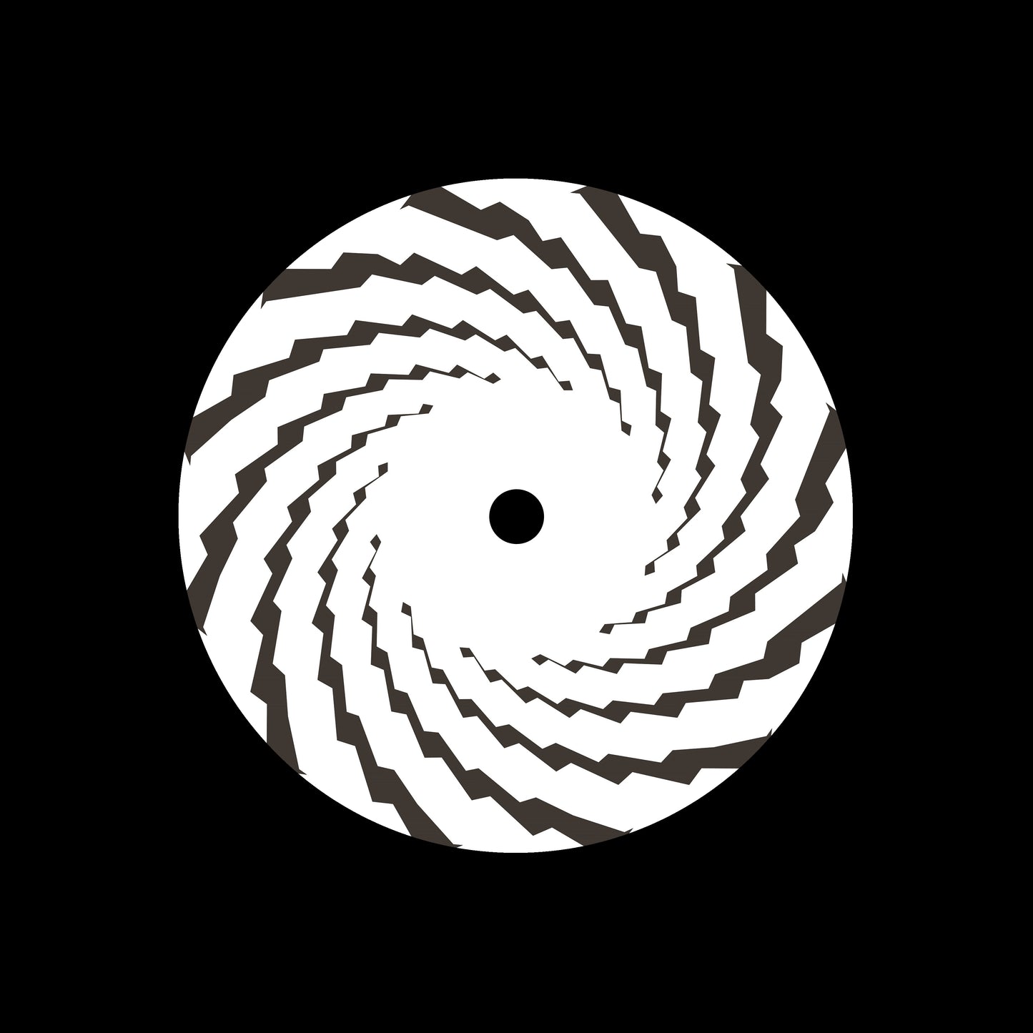 Spiral Spin Swirl [#06 of 20] 7" Jukebox, 7", 10", 12"/LP Vinyl Record Centre Labels (Pair)