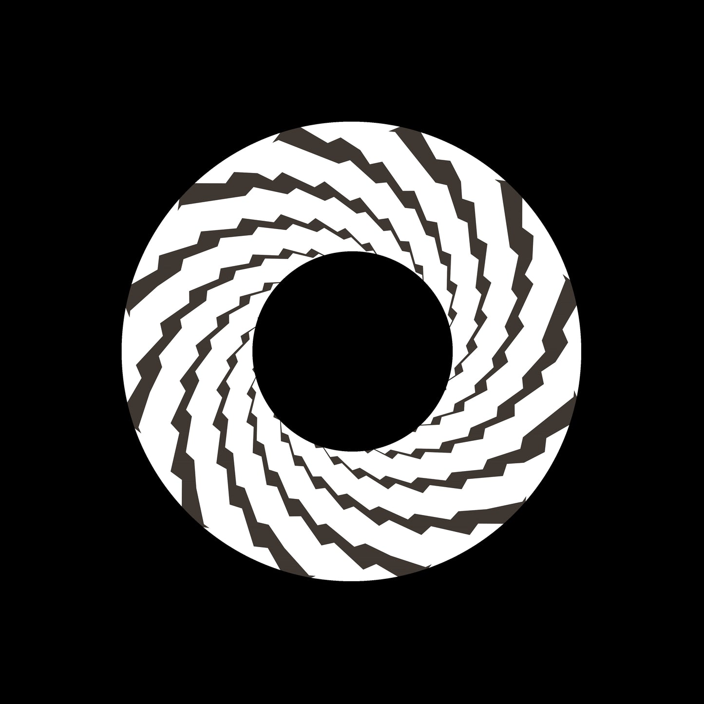 Spiral Spin Swirl [#06 of 20] 7" Jukebox, 7", 10", 12"/LP Vinyl Record Centre Labels (Pair)