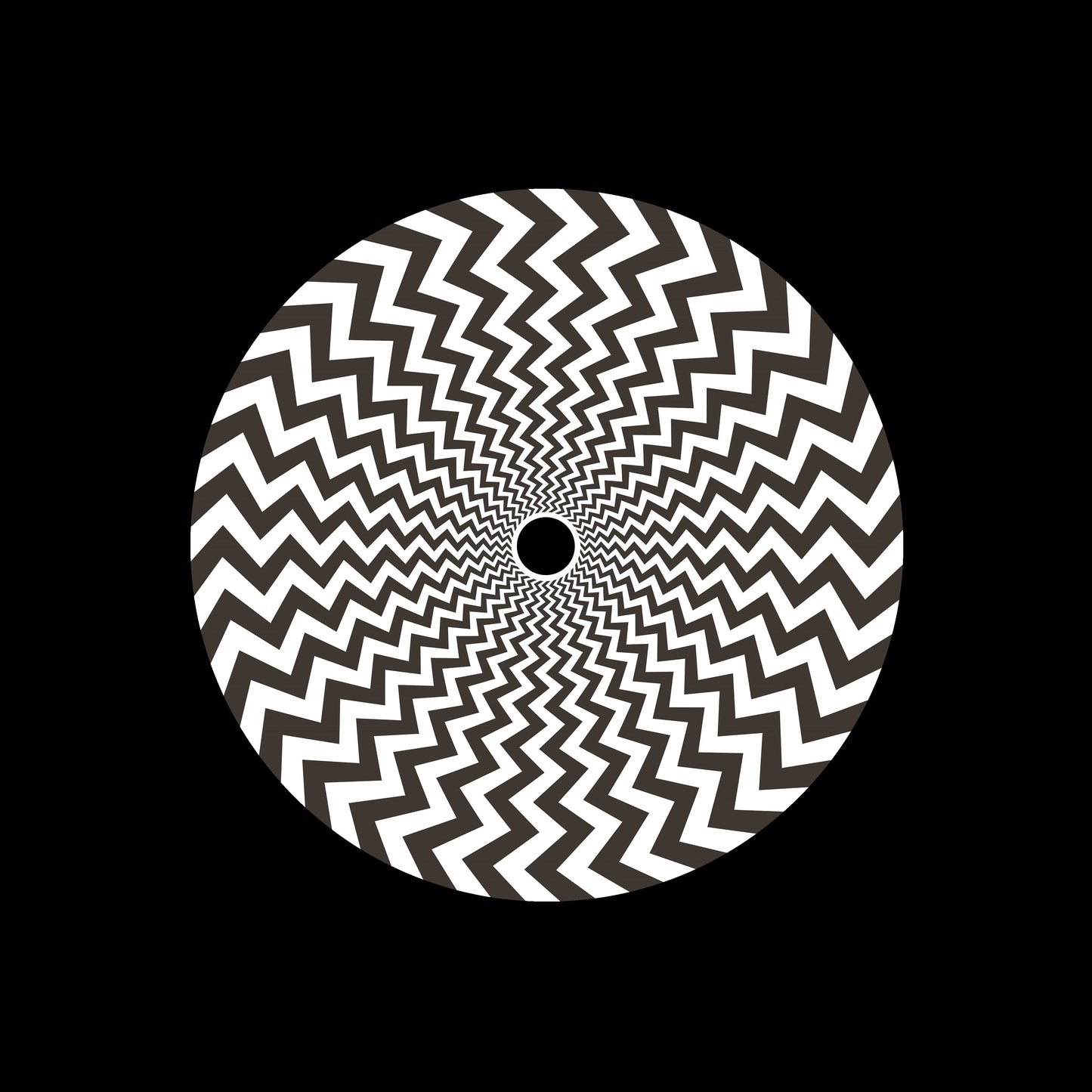Spiral Spin Swirl [#08 of 20] 7" Jukebox, 7", 10", 12"/LP Vinyl Record Centre Labels (Pair)