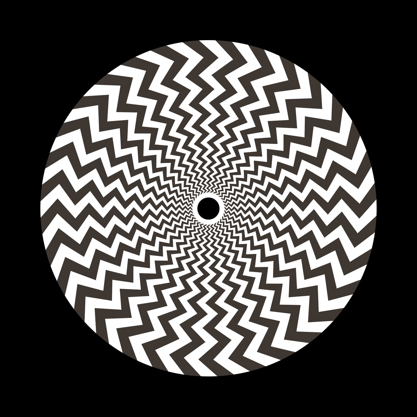 Spiral Spin Swirl [#08 of 20] 7" Jukebox, 7", 10", 12"/LP Vinyl Record Centre Labels (Pair)